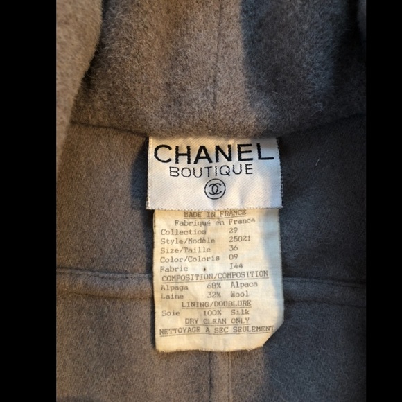 Chanel vintage alpaca/wool long duster coat ♡ - Picture 5 of 8